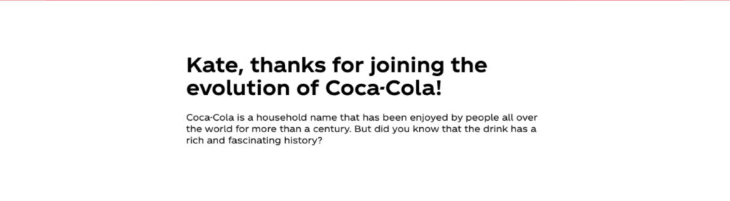 cocacola email body